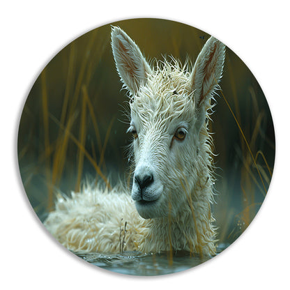 Schaap dobbert vredig in meer forex muurcirkel