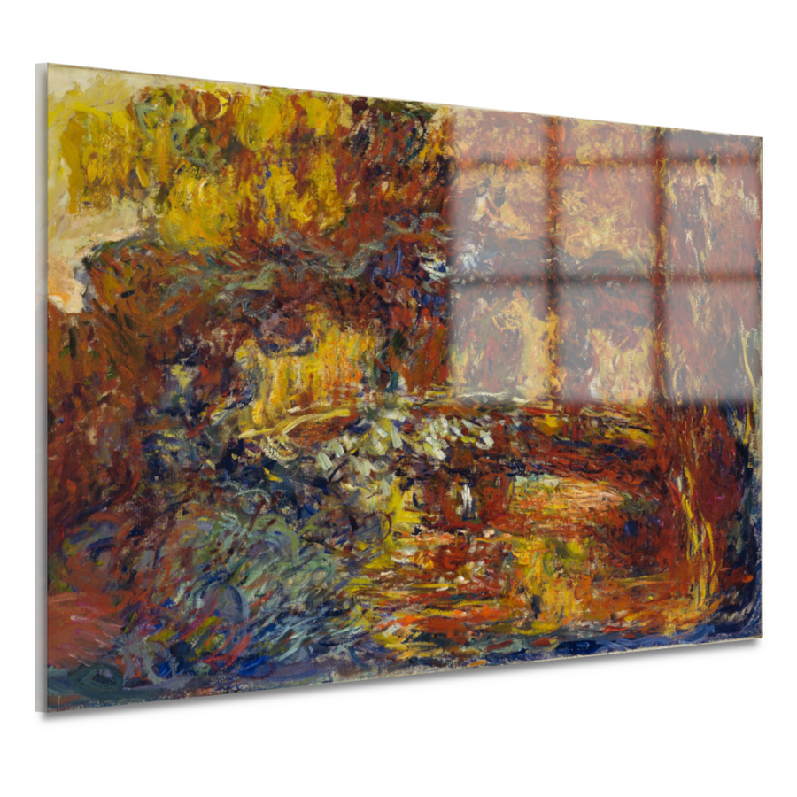 De Japanse voetgangersbrug - Claude Monet acrylglas
