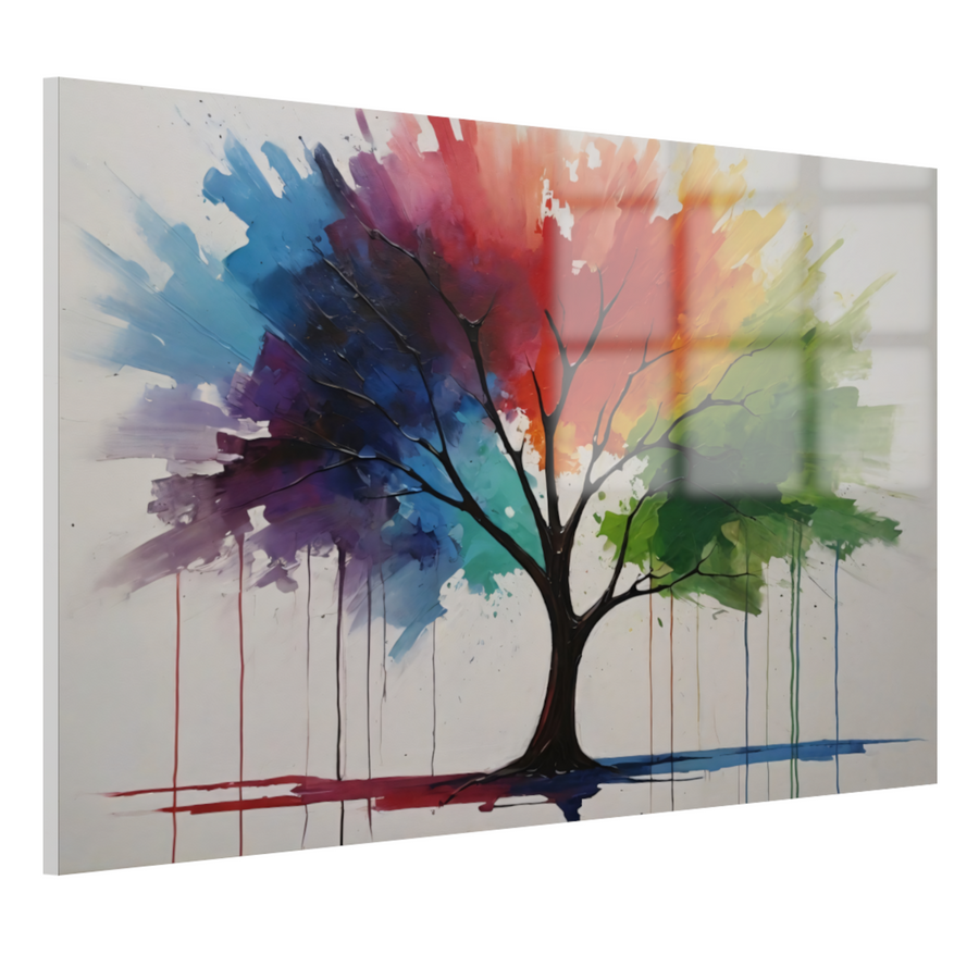 Chromatische Vitaliteit van een Symbiotische Boom acrylglas