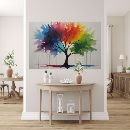 Chromatische Vitaliteit van een Symbiotische Boom acrylglas