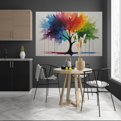 Chromatische Vitaliteit van een Symbiotische Boom acrylglas