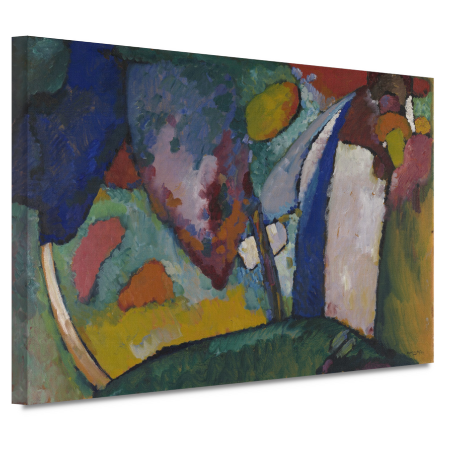 De waterval - Wassily Kandinsky canvas