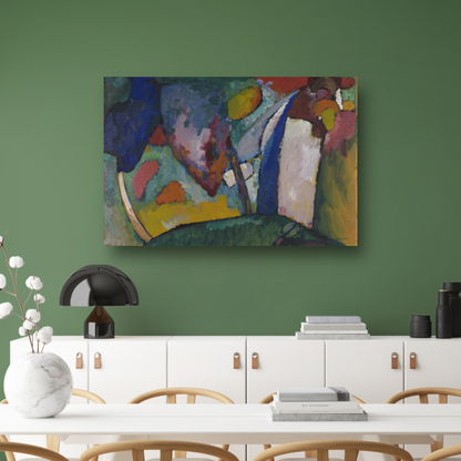 De waterval - Wassily Kandinsky canvas
