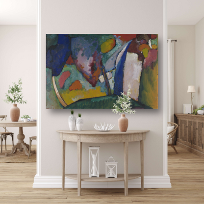De waterval - Wassily Kandinsky canvas