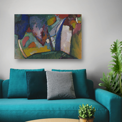 De waterval - Wassily Kandinsky canvas