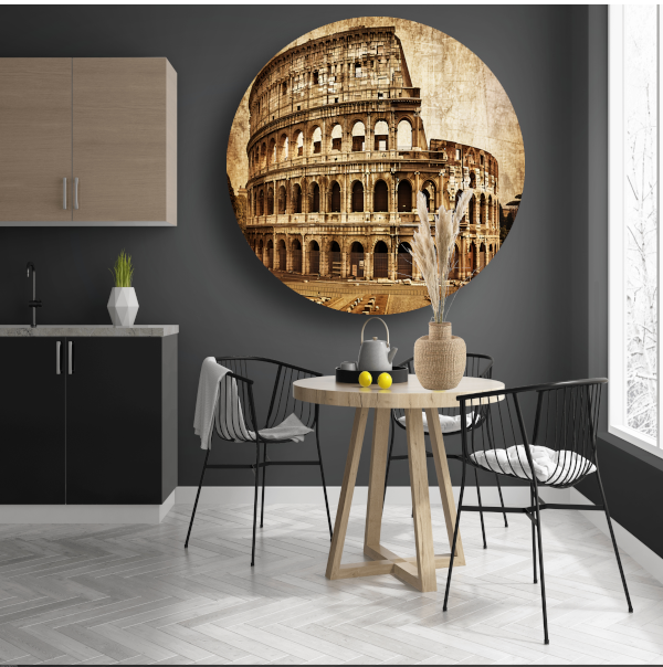 Sepia Colosseum - Een Romeins architectuurwonder forex muurcirkel