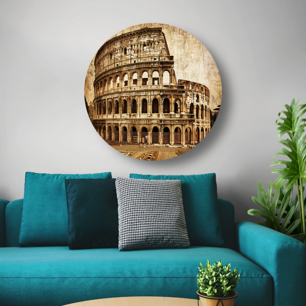 Sepia Colosseum - Een Romeins architectuurwonder forex muurcirkel
