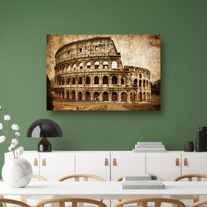 Sepia Colosseum - Een Romeins architectuurwonder acrylglas