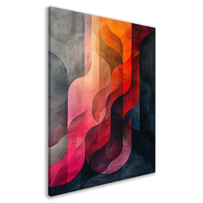 Abstract Kleurrijk Geometrische Vormen canvas