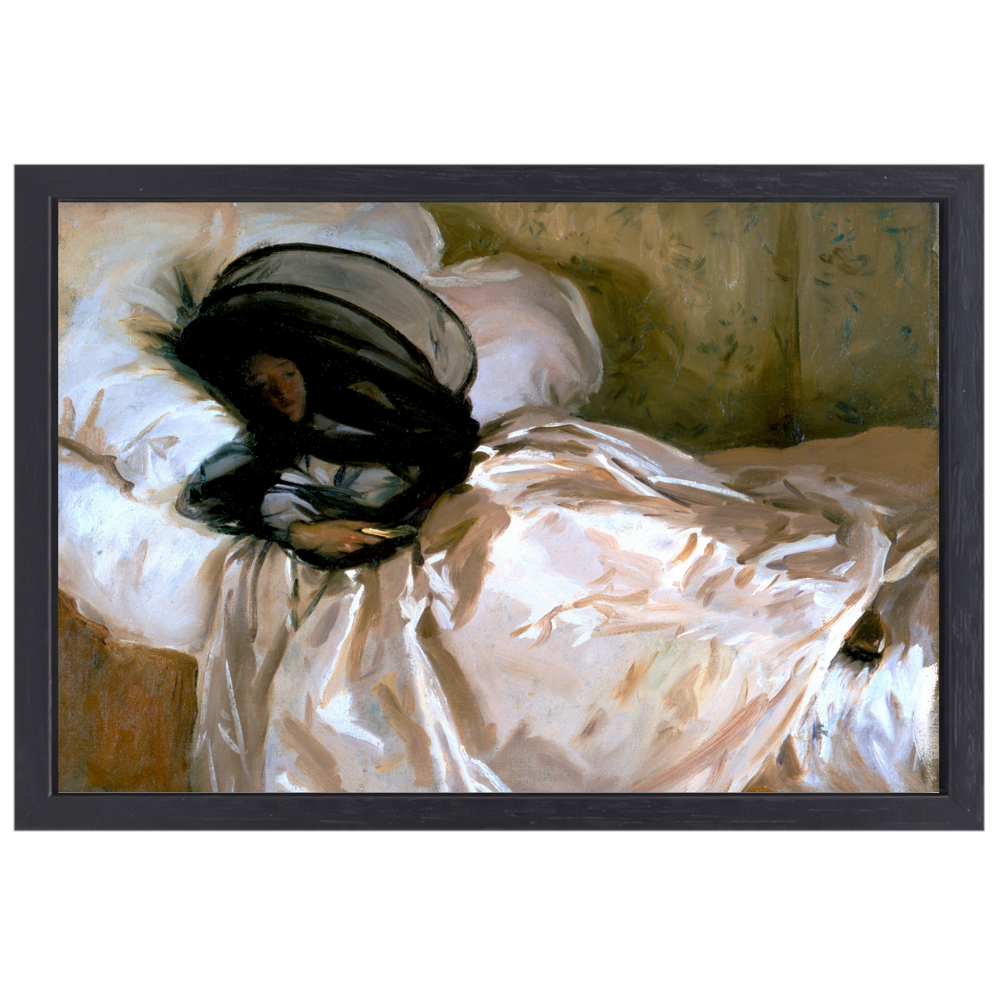 Het muggennet - John Singer Sargent canvas met baklijst