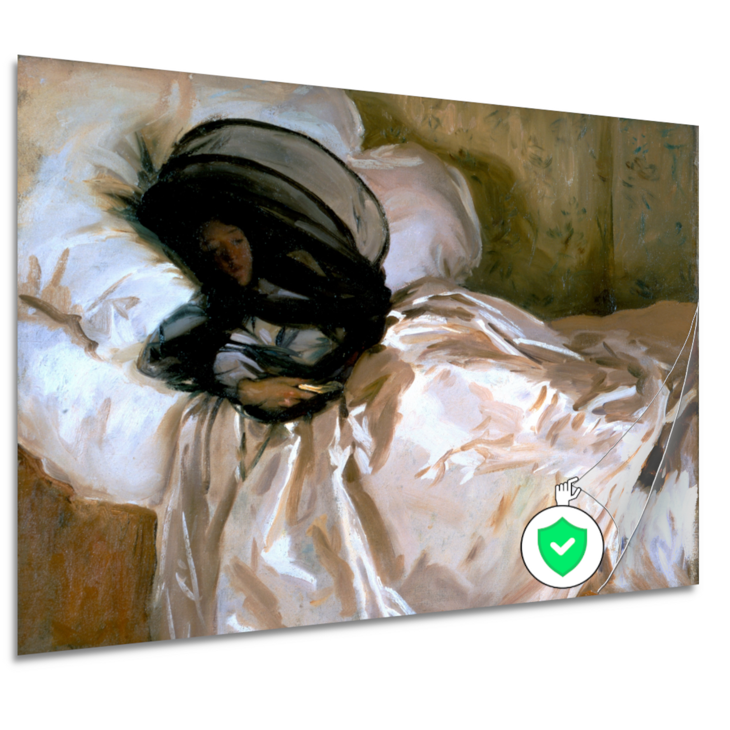 Het muggennet - John Singer Sargent poster