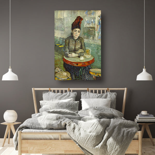 In het café Agostina Segatori in Le tambourin - Vincent van Gogh poster