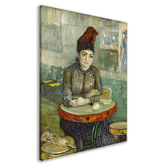 In het café Agostina Segatori in Le tambourin - Vincent van Gogh canvas