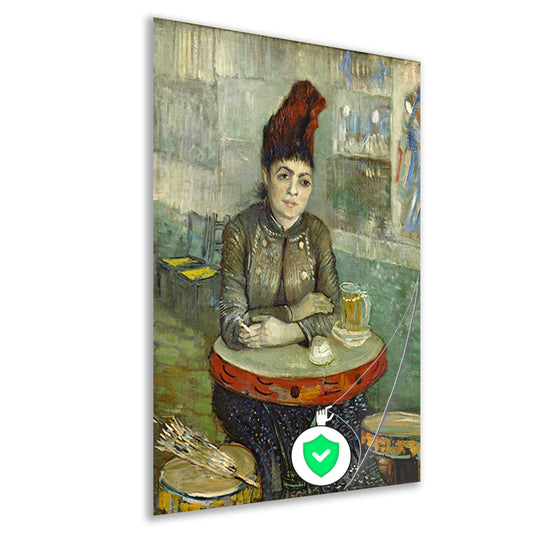 In het café Agostina Segatori in Le tambourin - Vincent van Gogh poster