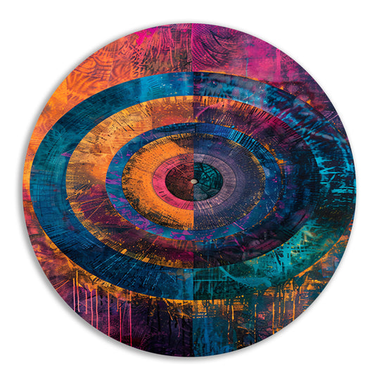 Abstract Kleurrijk Cirkel  forex muurcirkel