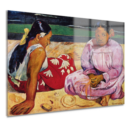 Tahitiaanse vrouwen op het strand - Paul Gauguin acrylglas