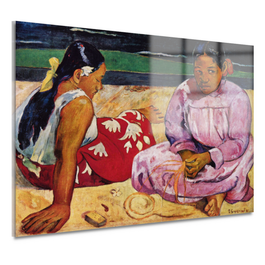 Tahitiaanse vrouwen op het strand - Paul Gauguin acrylglas