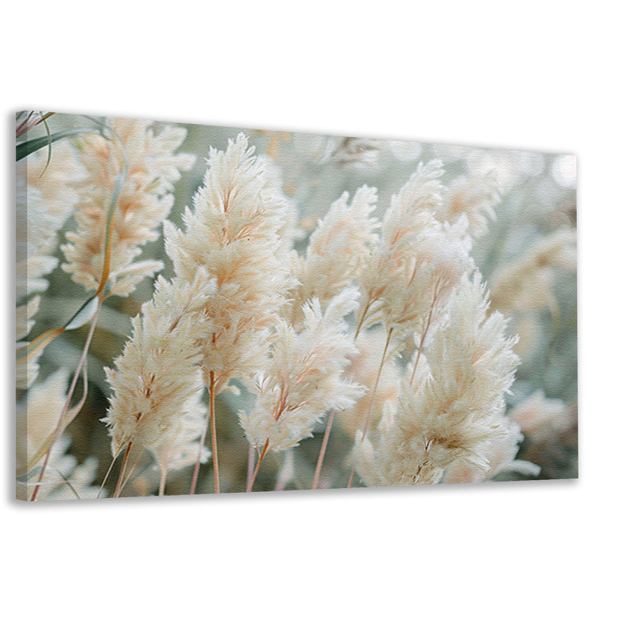 Zachte pluimen in een serene omgeving canvas
