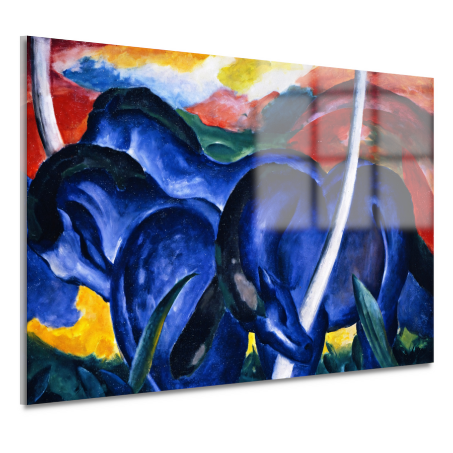 Grote Blauwe Paarden - Franz Marc acrylglas