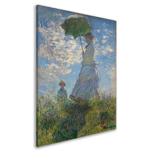 Vrouw met een parasol - Claude Monet canvas