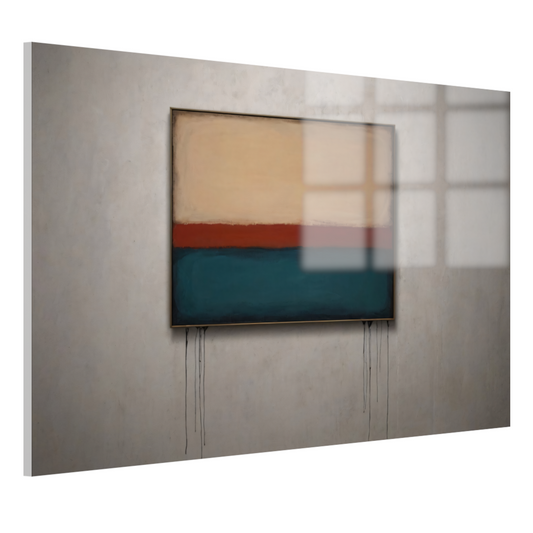 Abstracte Horizonten met Druppelend Effect acrylglas
