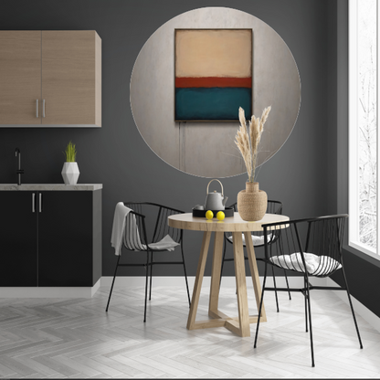 Abstracte Horizonten met Druppelend Effect forex muurcirkel