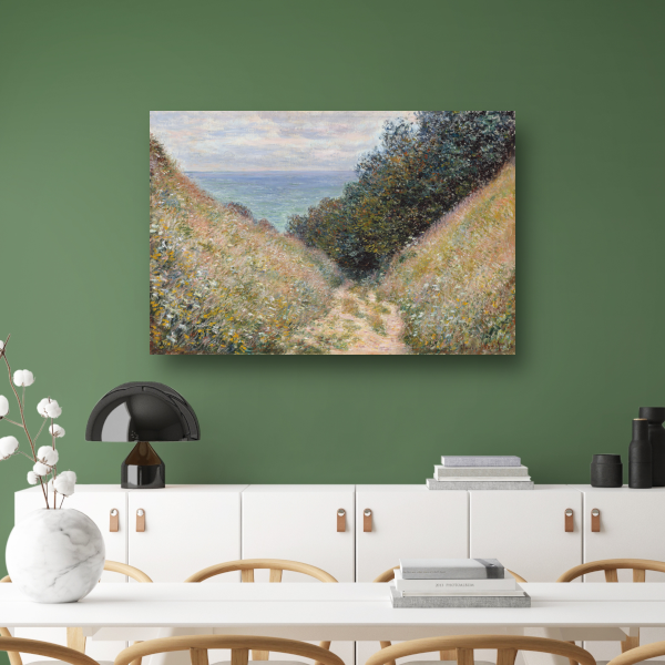 Weg bij La Cavée, Pourville - Claude Monet canvas