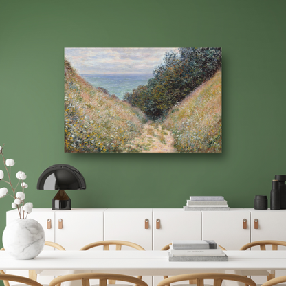 Weg bij La Cavée, Pourville - Claude Monet canvas