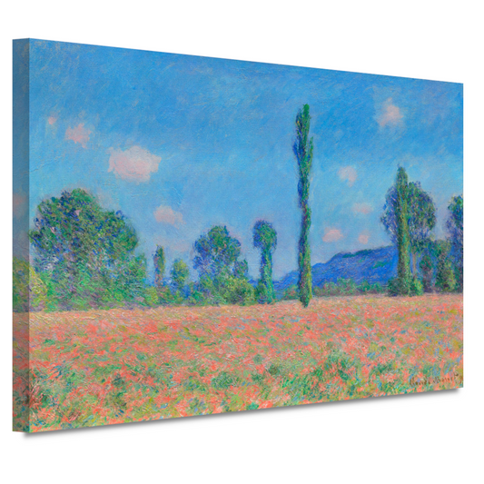 Papaverveld, Giverny - Claude Monet canvas