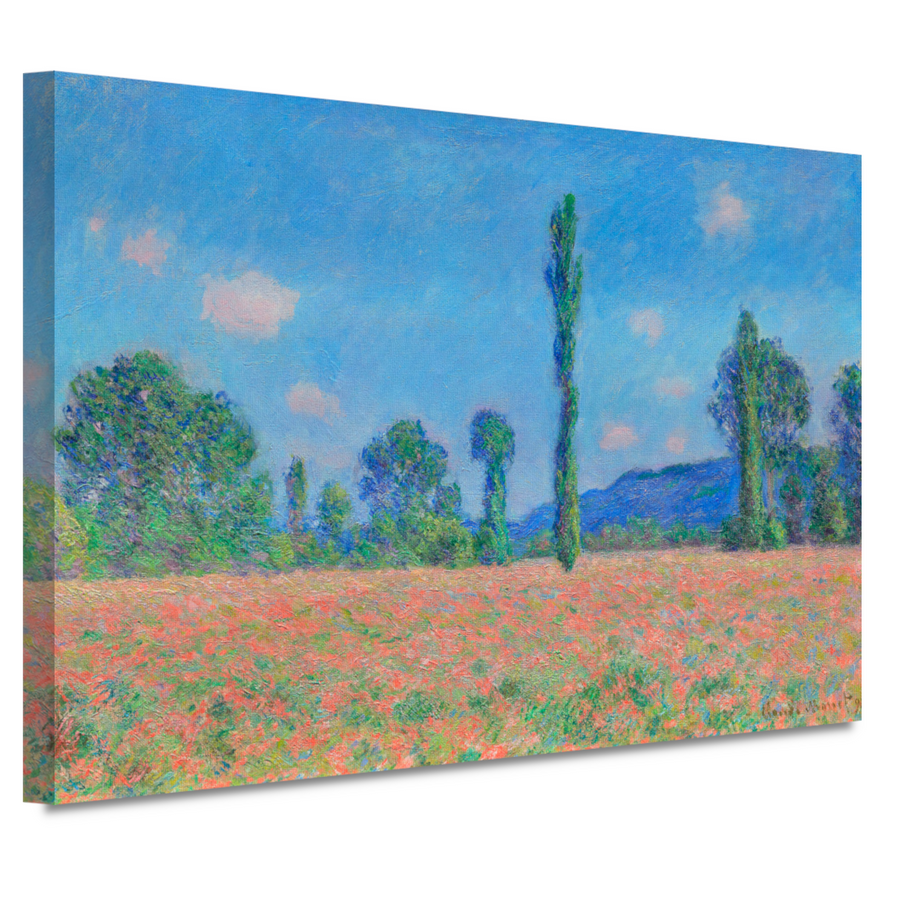 Papaverveld, Giverny - Claude Monet canvas