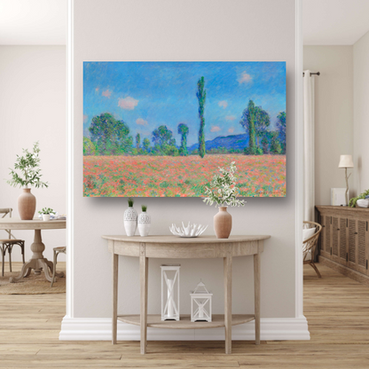 Papaverveld, Giverny - Claude Monet poster
