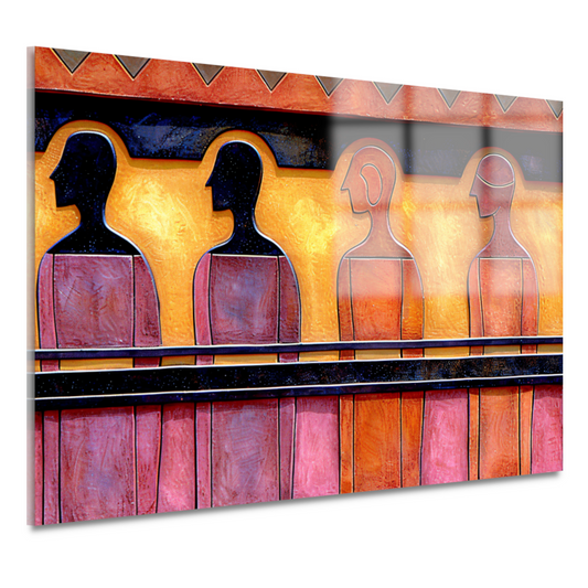 Straatportretten in Zwart-Wit acrylglas