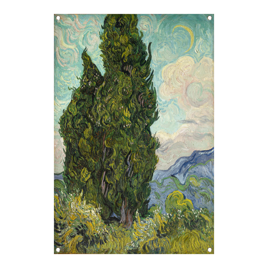 Cypresses - Vincent van Gogh tuinposter