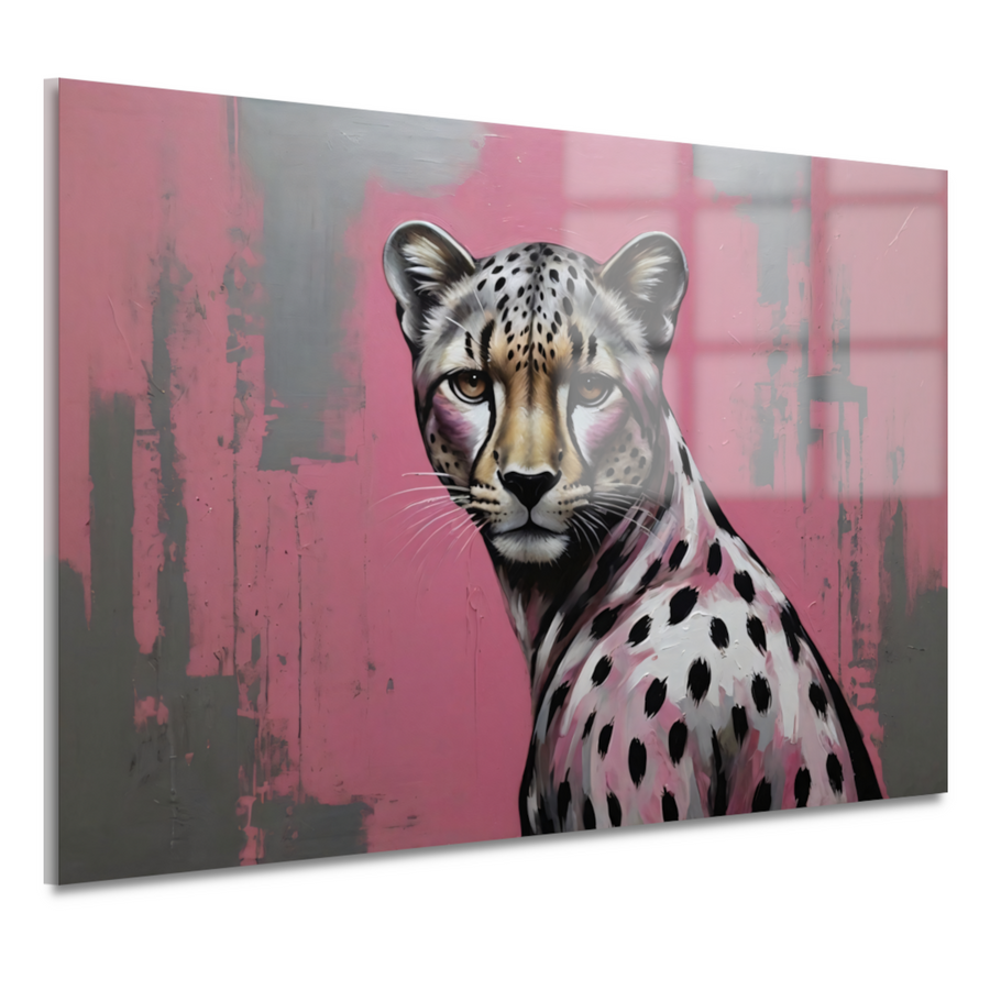 De Verfijnde Wildernis - Hyperrealistisch Luipaard acrylglas