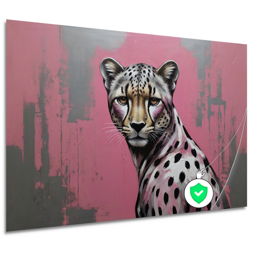 De Verfijnde Wildernis - Hyperrealistisch Luipaard poster