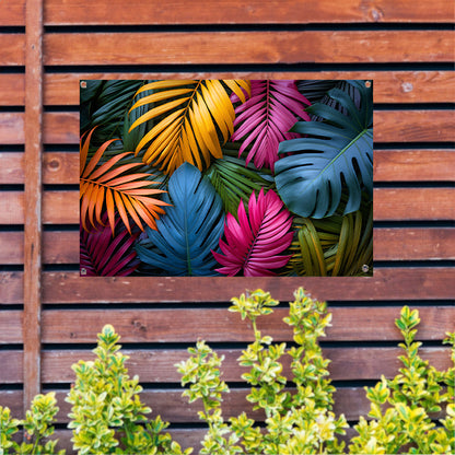 Groene junglebladeren tuinposter