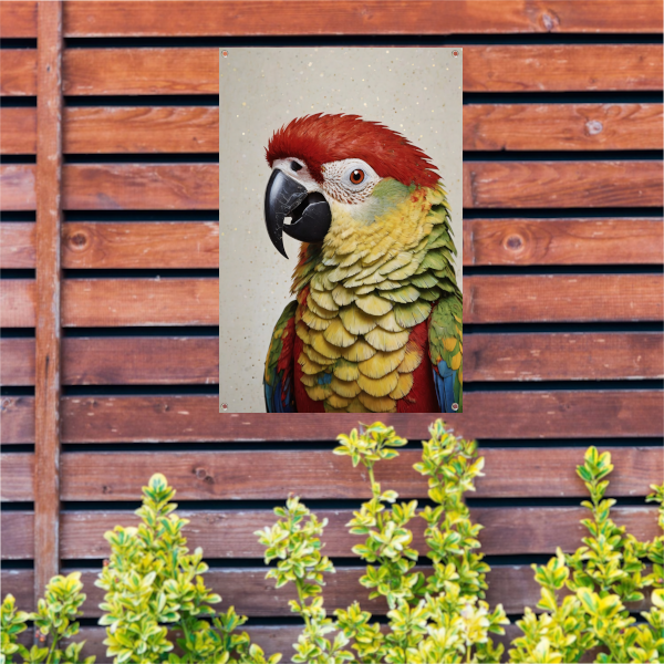 Paradijsvogel in Levendige Kleurenpracht tuinposter