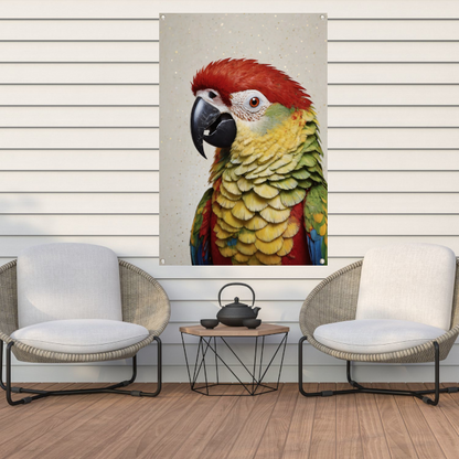 Paradijsvogel in Levendige Kleurenpracht tuinposter
