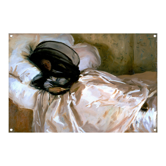 Het muggennet - John Singer Sargent tuinposter