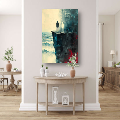 Reflectie aan de rand van vergetelheid poster