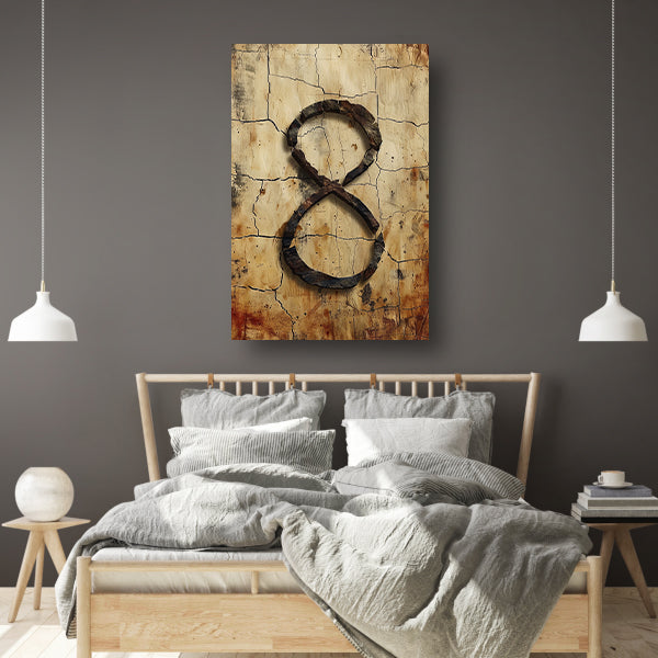 Abstract Acht in Steen en Barsten poster