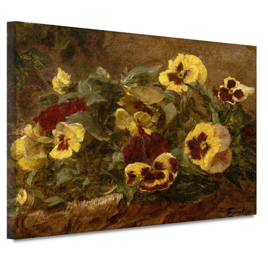 Viooltjes - Henri Fantin Latour canvas