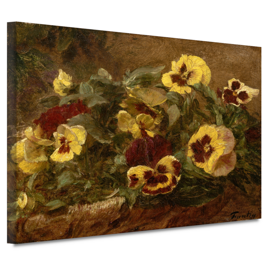 Viooltjes - Henri Fantin Latour canvas