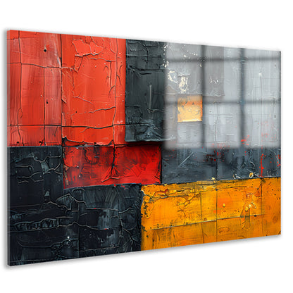 Gelaagdheid van Kleur en Textuur acrylglas