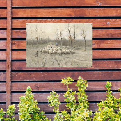 Schapenkudde op de heide bij Laren - Anton Mauve tuinposter