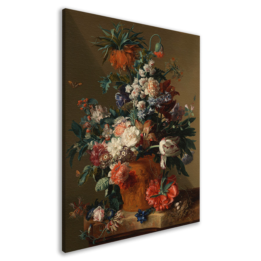Vaas met bloemen - Jan van Huysum canvas