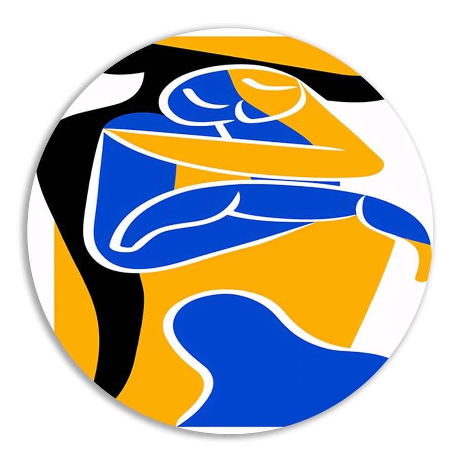 Abstract Omarming in Levendige Kleuren forex muurcirkel