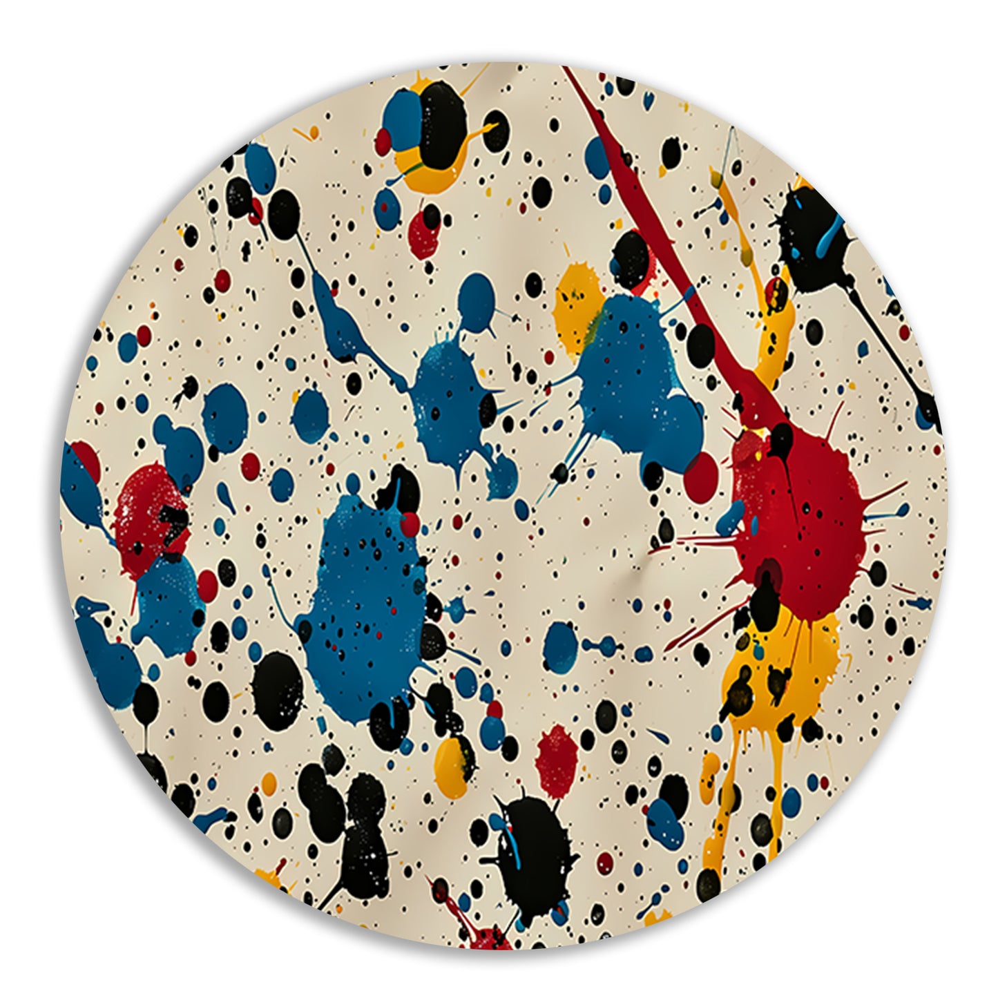 Abstract kleurexplosie forex muurcirkel