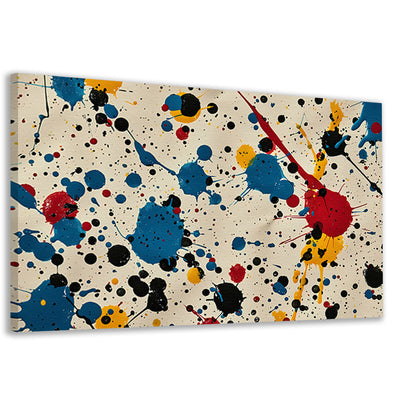 Abstract kleurexplosie canvas