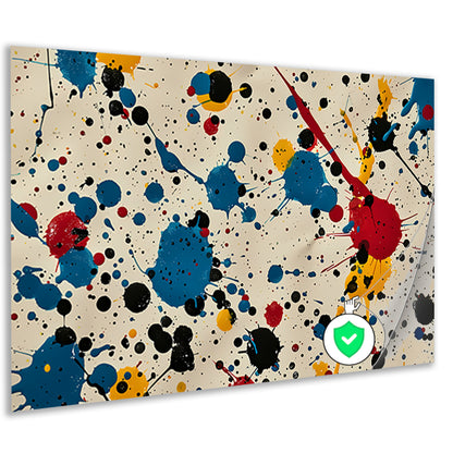 Abstract kleurexplosie poster